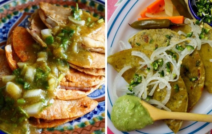enchiladas con tacos de canasta 2